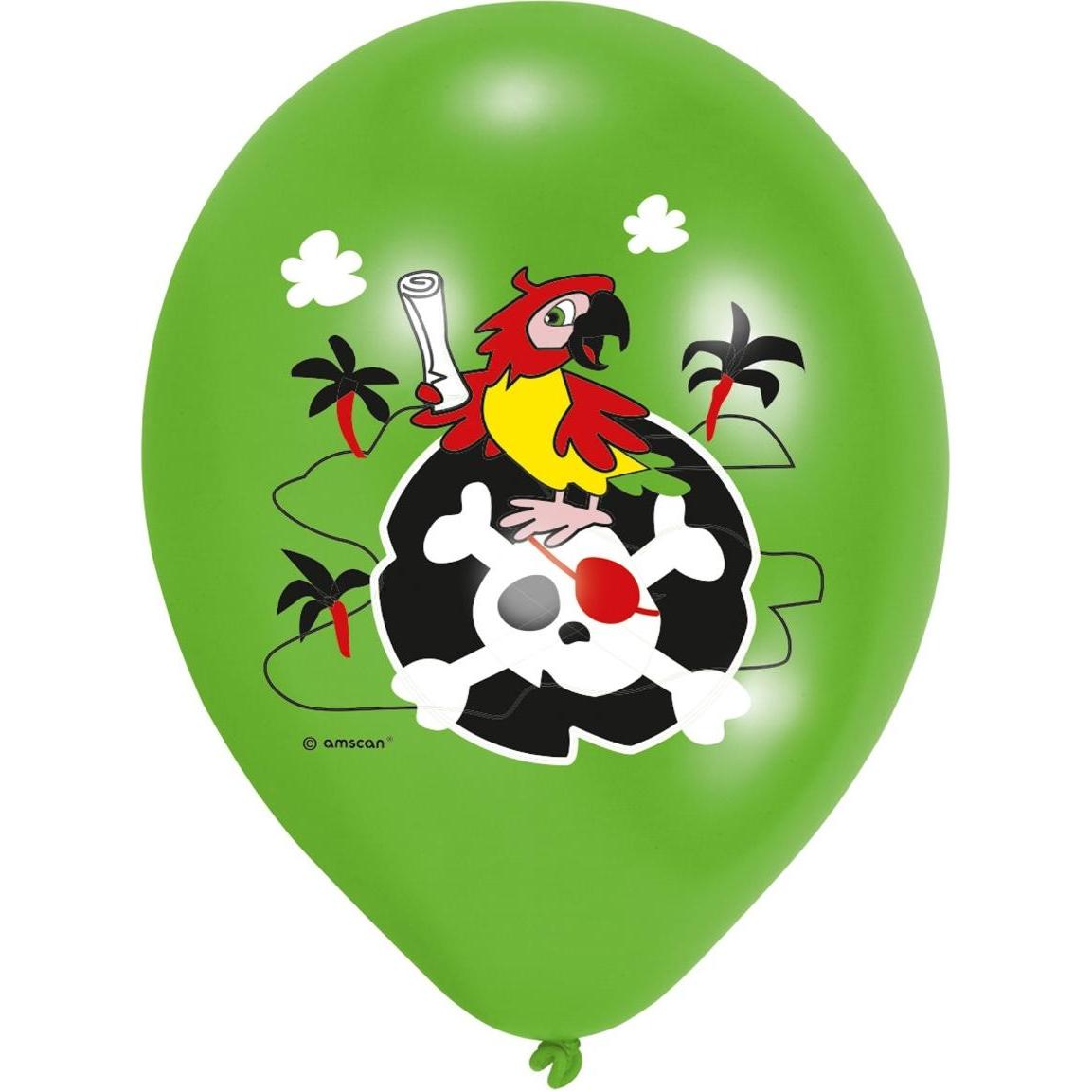 Thumbnail - Neutral Luftballons Piraten Geburtstag