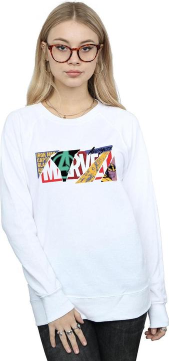 Actual product image Womens/Ladies Collage Logo Sweatshirt (M)
