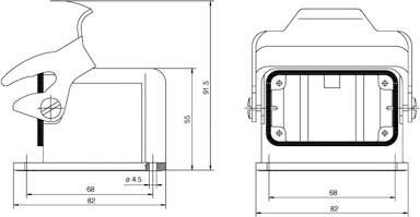 Produktbild Weidmüller Anbaugehäuse HDC HB10 AWVL 179