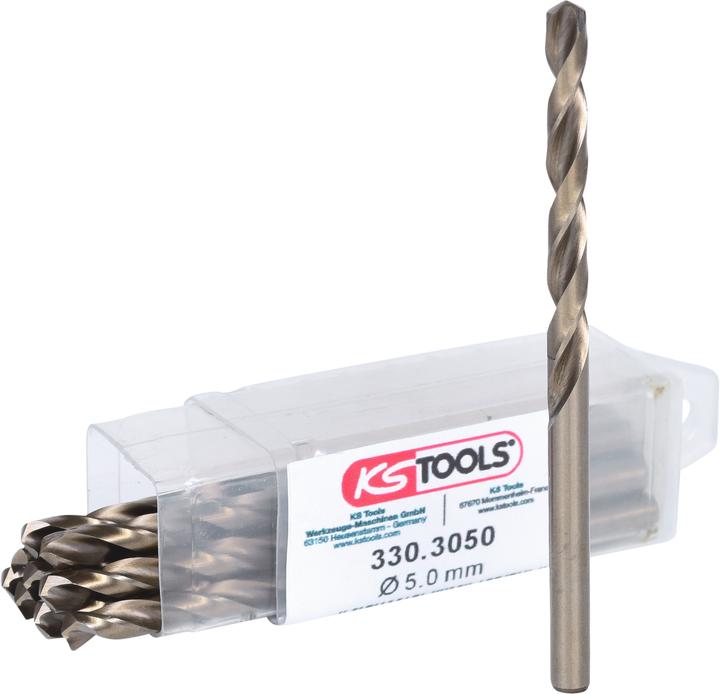 Produktbild KS Tools HSS-G CO 5 Spiralbohrer (5 Millimeter)