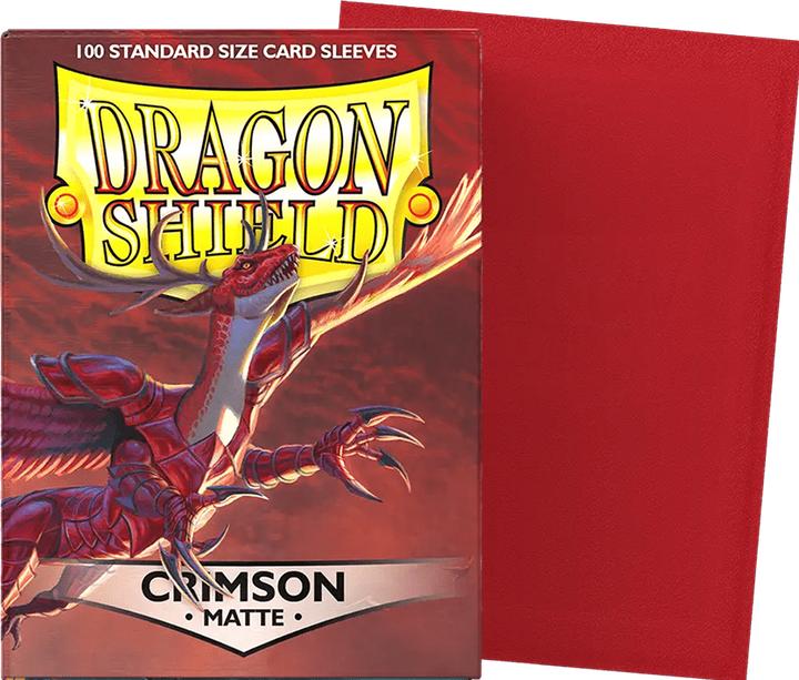 Actual product image Arcane Tinman ART11021 - Matte - Crimson (100) Card Sleeves