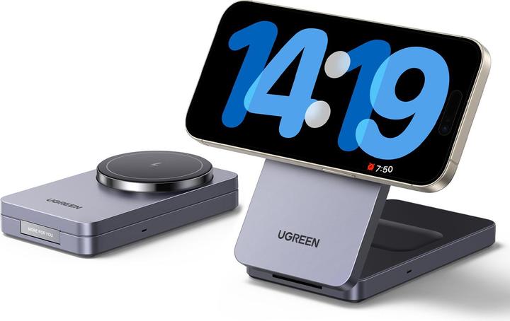 Produktbild Ugreen 2-in-1 Magnetic Wireless Charger (20 W)