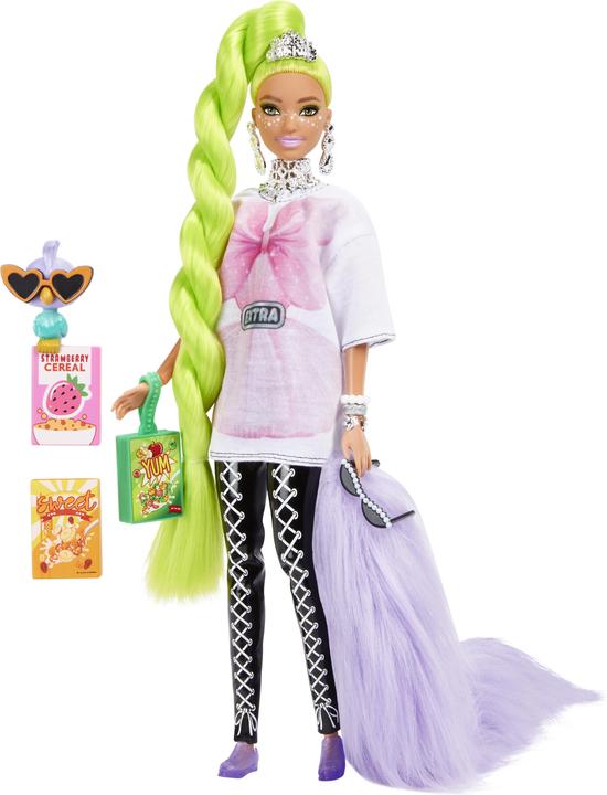Image du produit Barbie Poupée supplémentaire - cheveux vert fluo