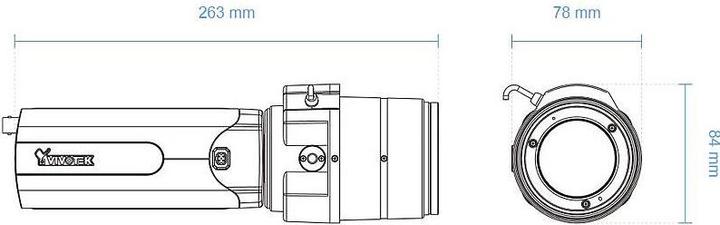 Actual product image Vivotek IP9165-LPR-v2(STREET,9-50MM) IP camera 2MP (1920 x 1080 Pixels)