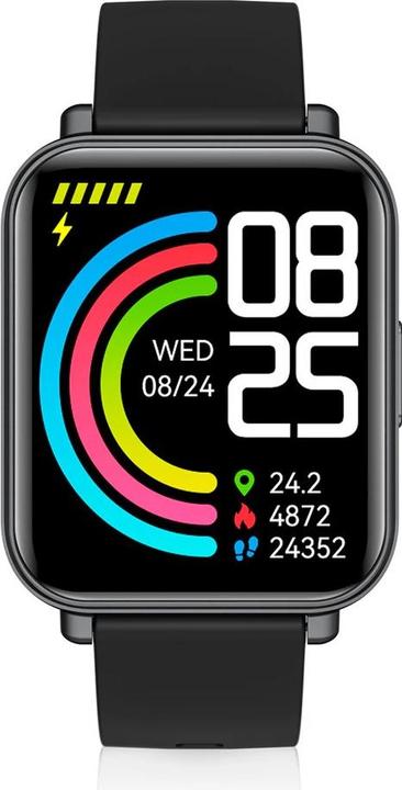 Actual product image Niceboy WATCH 4 Carbon black / Smartwatch / 1,78" AMOLED / IP67 / BT 5.3