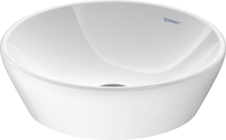 Produktbild Duravit Aufsatzbecken D-NEO 400x400mm o ÜL ohne Hahnlochbank weiss (400 mm, 400 mm)