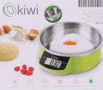 Actual product image Kiwi digital kitchen scale 5kg stainless steel bowl