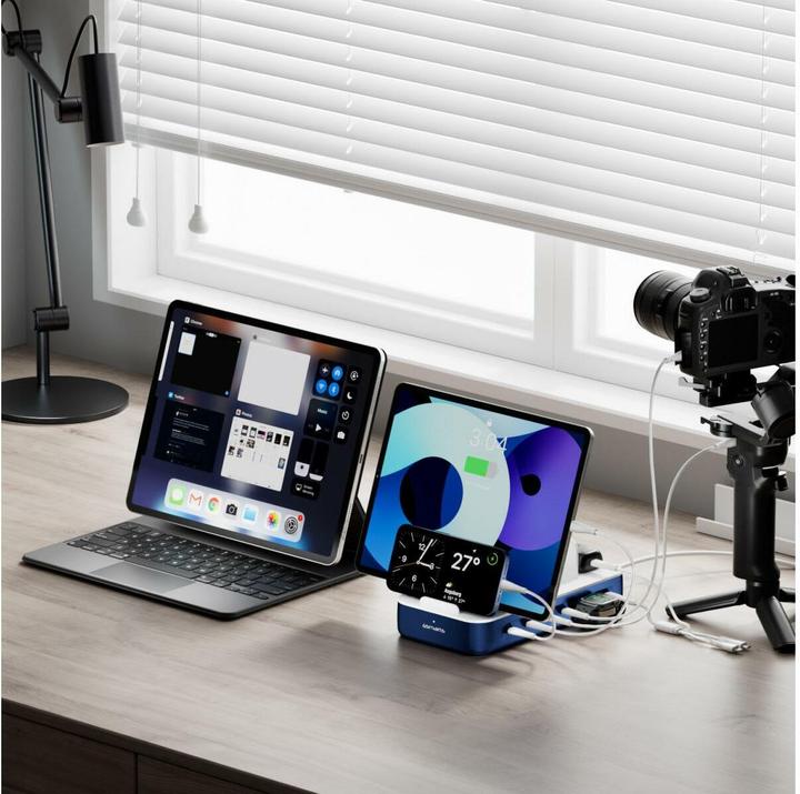 Image du produit 4smarts Ladestation Team 100W 5C/1A inkl. 6 Kabel (100 W)