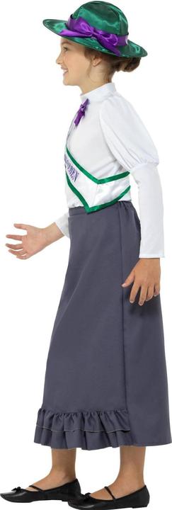 Actual product image Smiffys Girls Victorian Suffragette Costume Set (110, 116)