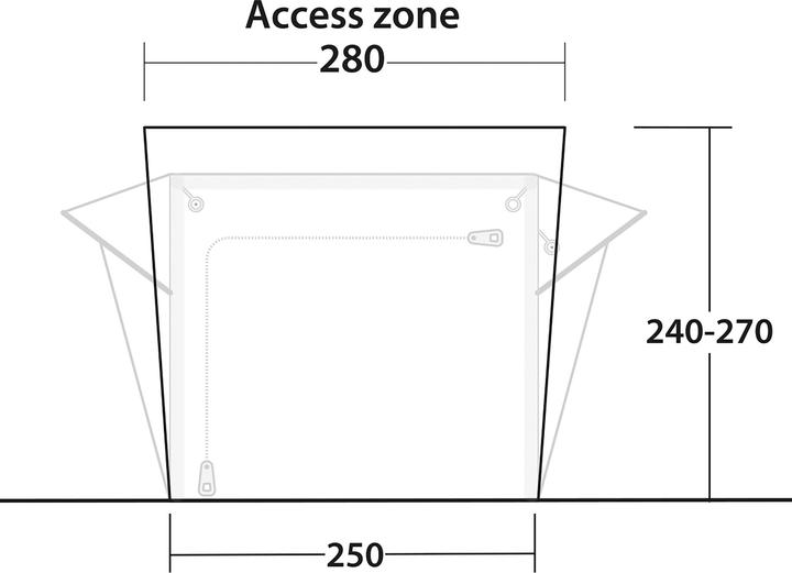 Produktbild Outwell Tall Connection Crossville 250SA (3.10 kg)