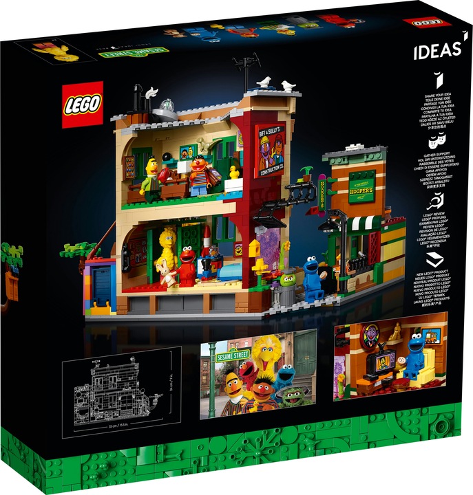 Actual product image LEGO 123 Sesame Street (21324, LEGO Ideas, LEGO Rare Sets)