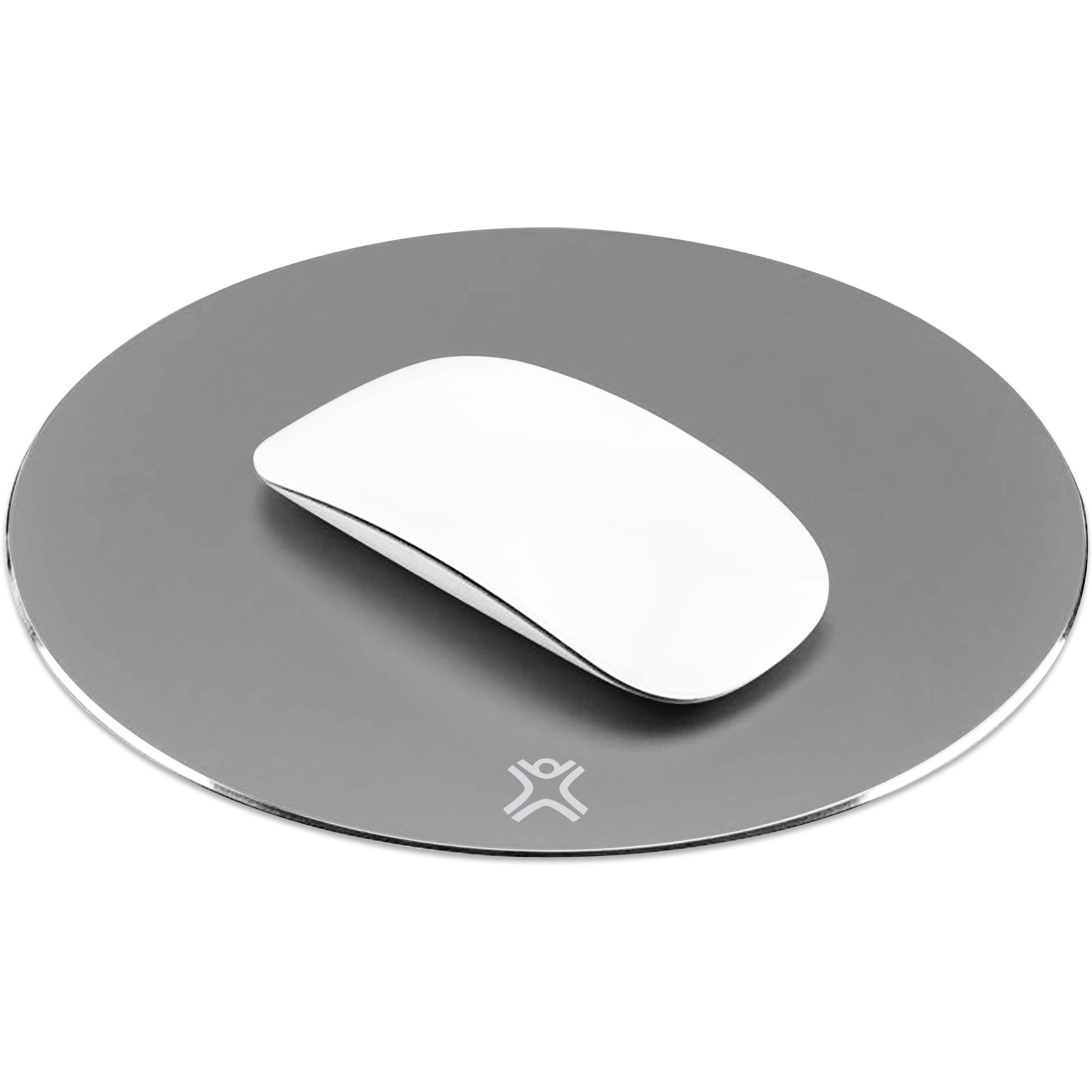 XtremeMac Round Aluminum Mouse Pad Grey, Tappetino mouse, Grigio