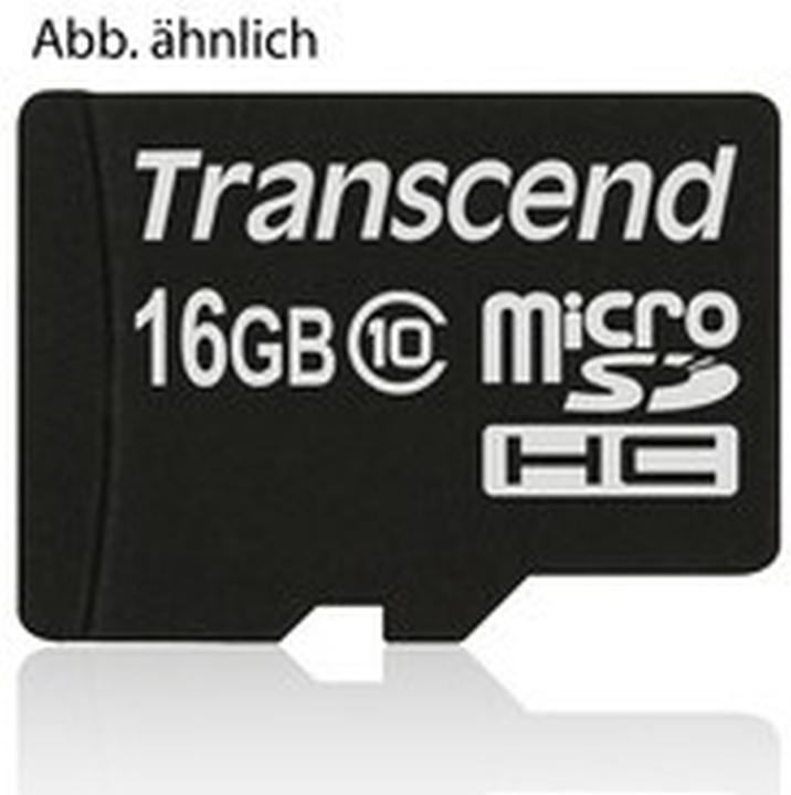 Produktbild Transcend SDHC CARD MICRO 16GB CLASS 10 (16 GB, microSDHC, U1)