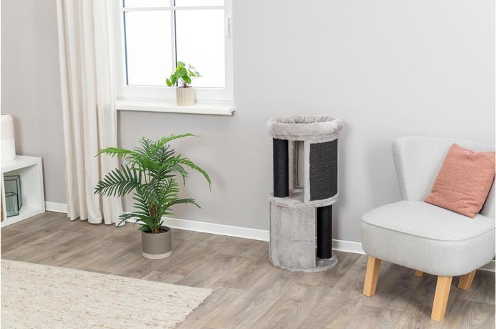 Produktbild Trixie Cat Tower Giorgia, Ø 38 x 82 cm, Grau (82 cm, Grau)
