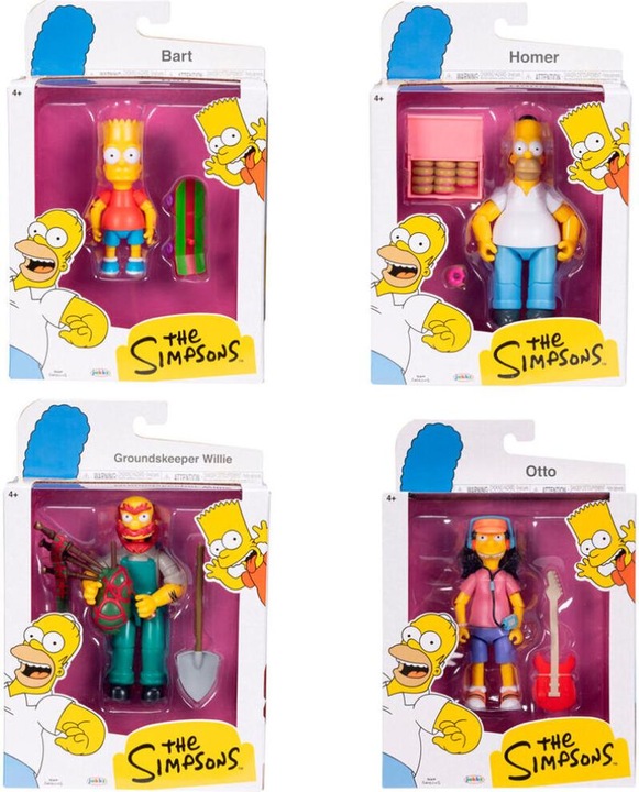 Immagine prodotto Jakks Pacific Minifigure dei Simpson Wave 1 13 cm assortimento (6)