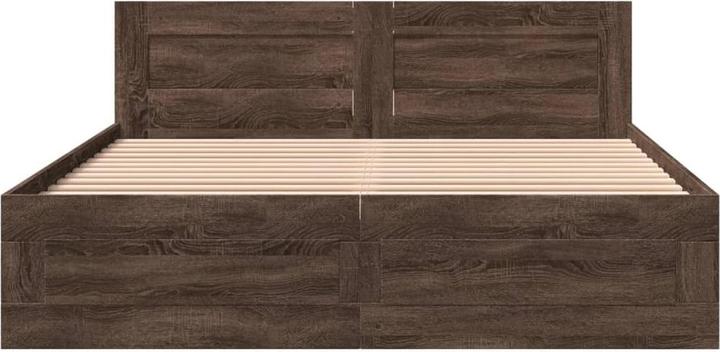 Actual product image VidaXL Bed frame with headboard (160 x 200 cm)