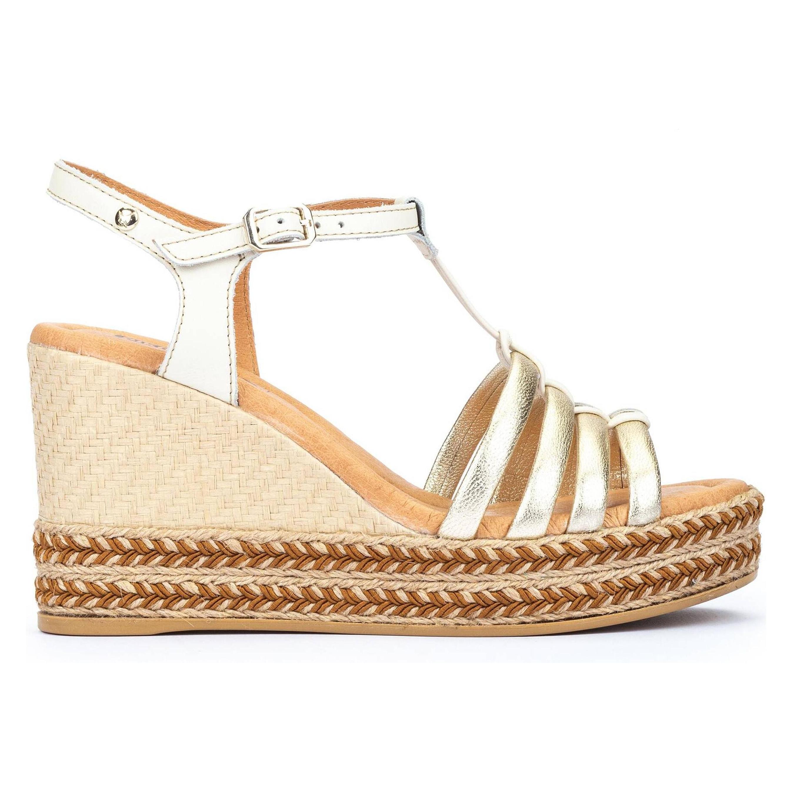 Pikolinos, Damen, Sandalen, Ronda, Braun, Gold, (37)