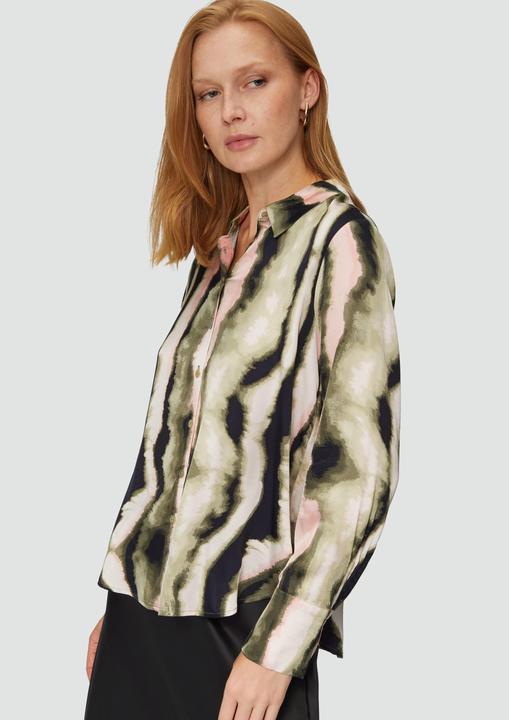 Immagine prodotto s.Oliver Bluse Satin-Bluse mit All-over-Print (36)