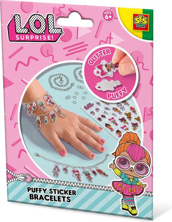 Actual product image Ses Creative L.O.L. - Puffy sticker bracelets