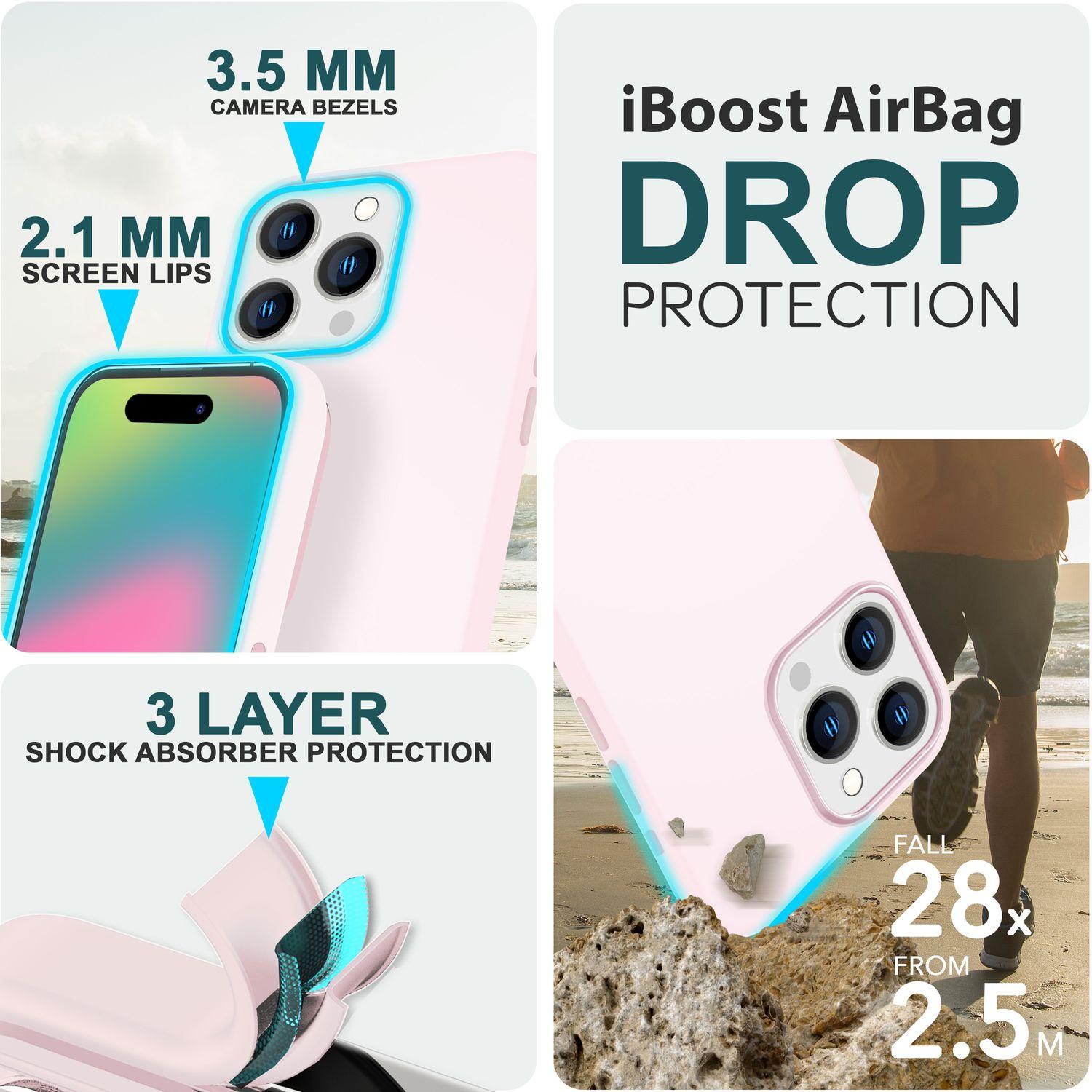 Thumbnail - Nalia Liquid Silikon MagSafe Hülle (Apple iPhone 15 Pro Max), Smartphone Hülle, Pink