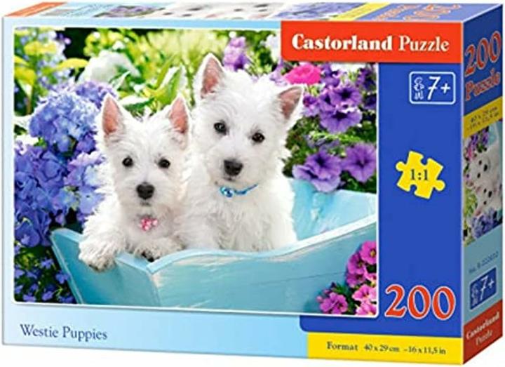 Castorland Westie Puppies, Puzzle 200 pieces (200 pieces)