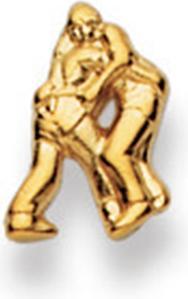 Image du produit Muau Boucles d'oreilles simples en or jaune 750, 10x7mm (Or jaune 750/18K)