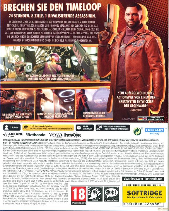 Image du produit Bethesda Boucle de mort (PS5, DE)