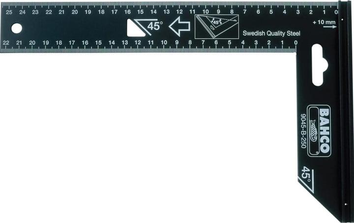 Produktbild Bahco Präzisionswinkel mit Stahlblatt 300 mm