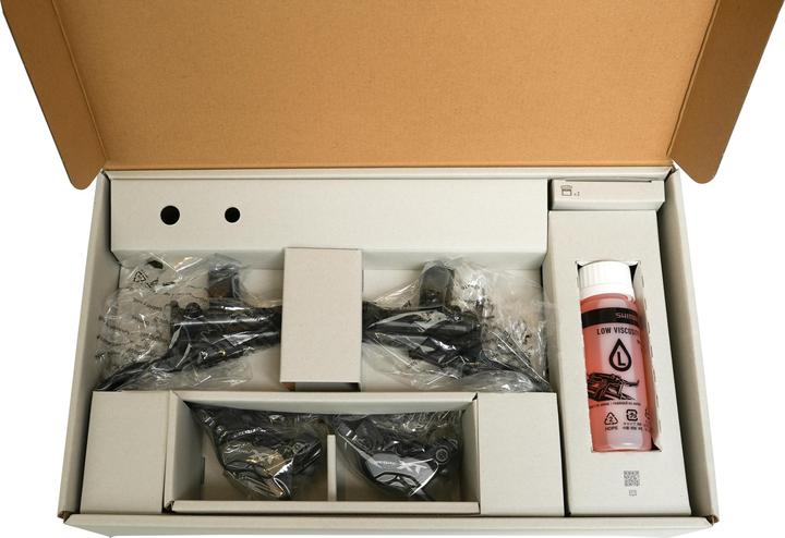 Produktbild Shimano XT BR-M8220 mit BL-M8200 Upgrade Kit (Vorne + Hinten, Bremsset, 4)