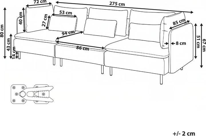 Actual product image Beliani Egeris