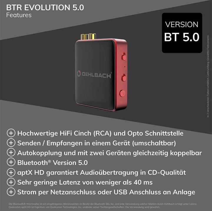 Produktbild Oehlbach BTR Evolution 5.0 (Sender & Empfänger)
