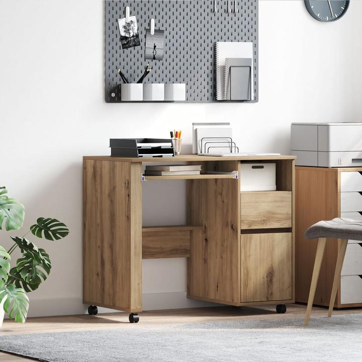 Immagine prodotto VidaXL Scrivania per computer in rovere Artisan Centro in legno composito in rovere Artisan