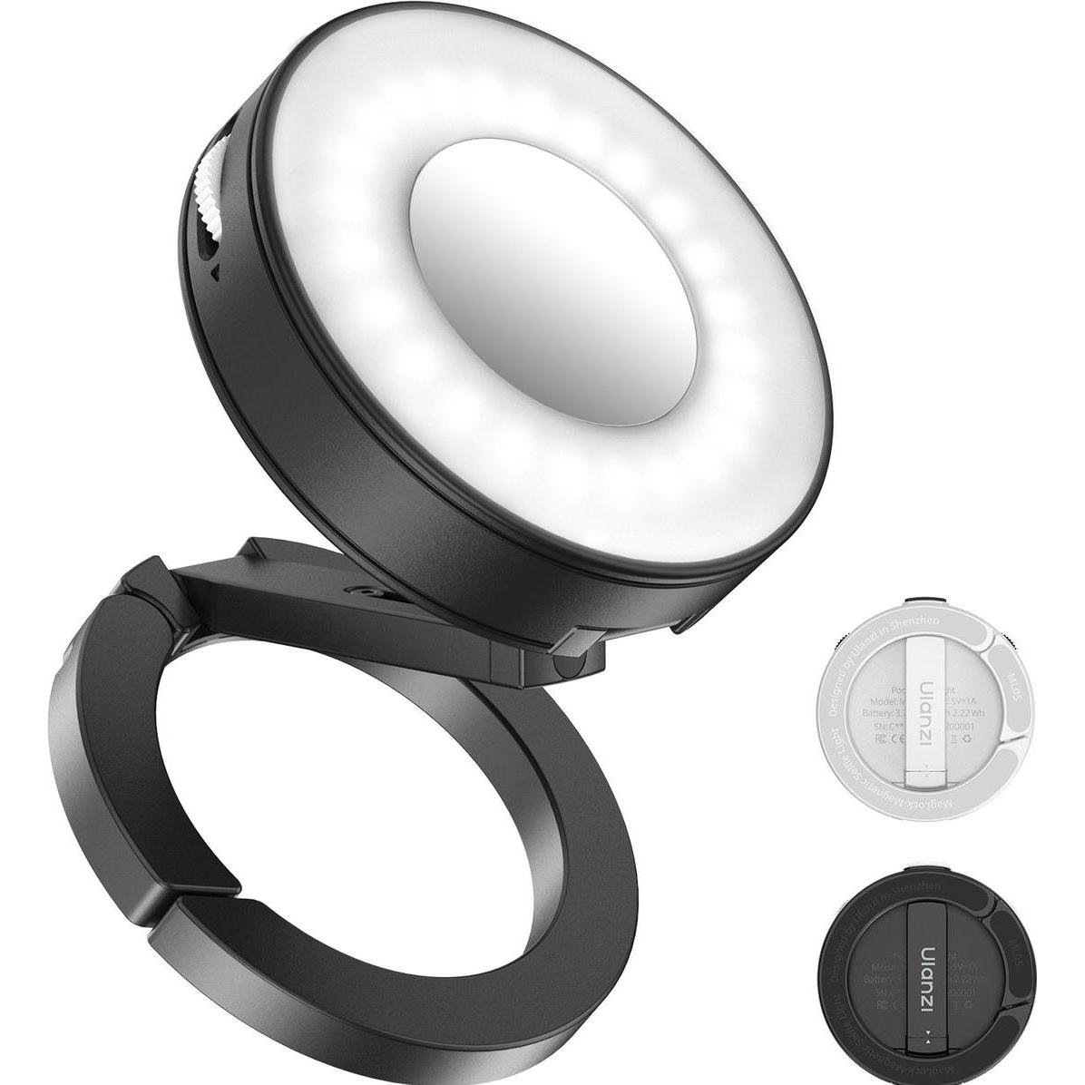 Ulanzi ML05 MagLock Fill Light (Black) (Videocamera), Luce continua, Nero