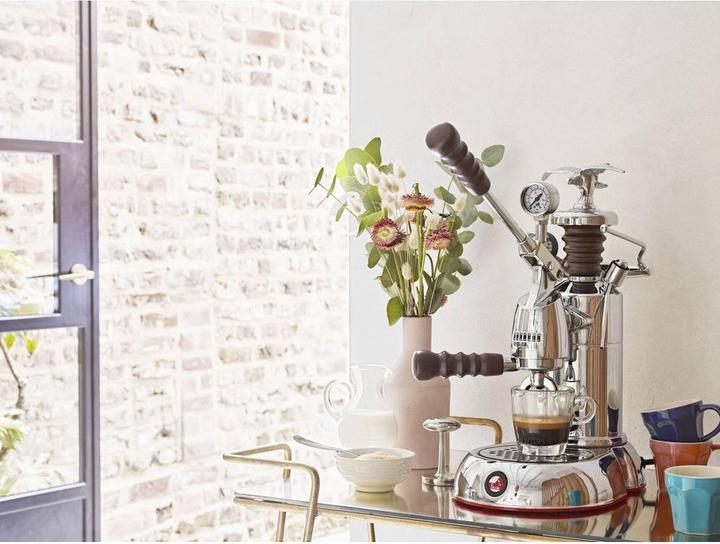 Actual product image La Pavoni LPLESE01EU, espresso machine Esperto Edotto, Cuivre/chrome/or