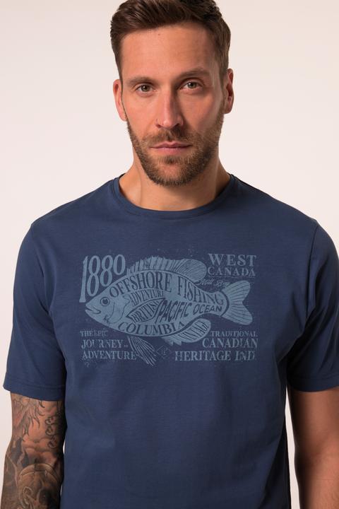 Immagine prodotto JP1880 T-shirt con mezze maniche, stampa sul petto e scollo a girocollo, fino alla tg. 8XL (8XL)