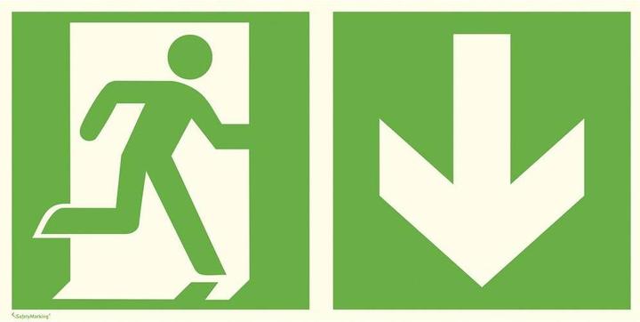 Energy Label Magni Format 4044589113573 - Rescue tz. 400 x 200 mm Fol. Emergency exit right