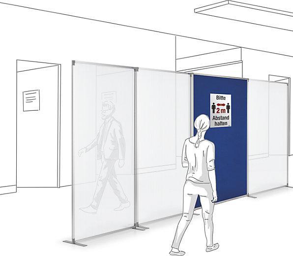 Actual product image Magnetoplan Room divider (100 x 180 x 35 cm)