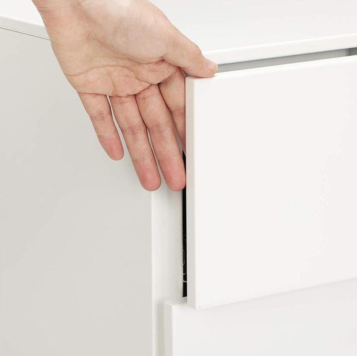 Immagine prodotto Songmics Aktenschrank mit 3 Schubladen, Detailfarbe: Weiss