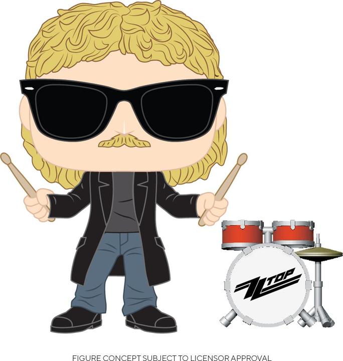 Actual product image Funko Pop! Rocks : ZZTop - Frank Beard