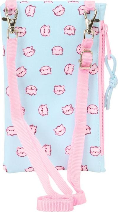 Actual product image Safta Pembe The Pink Cat purse mobile bag