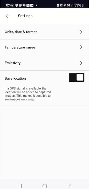 Actual product image Flir Thermal Camera One Android V3 (USB-C)