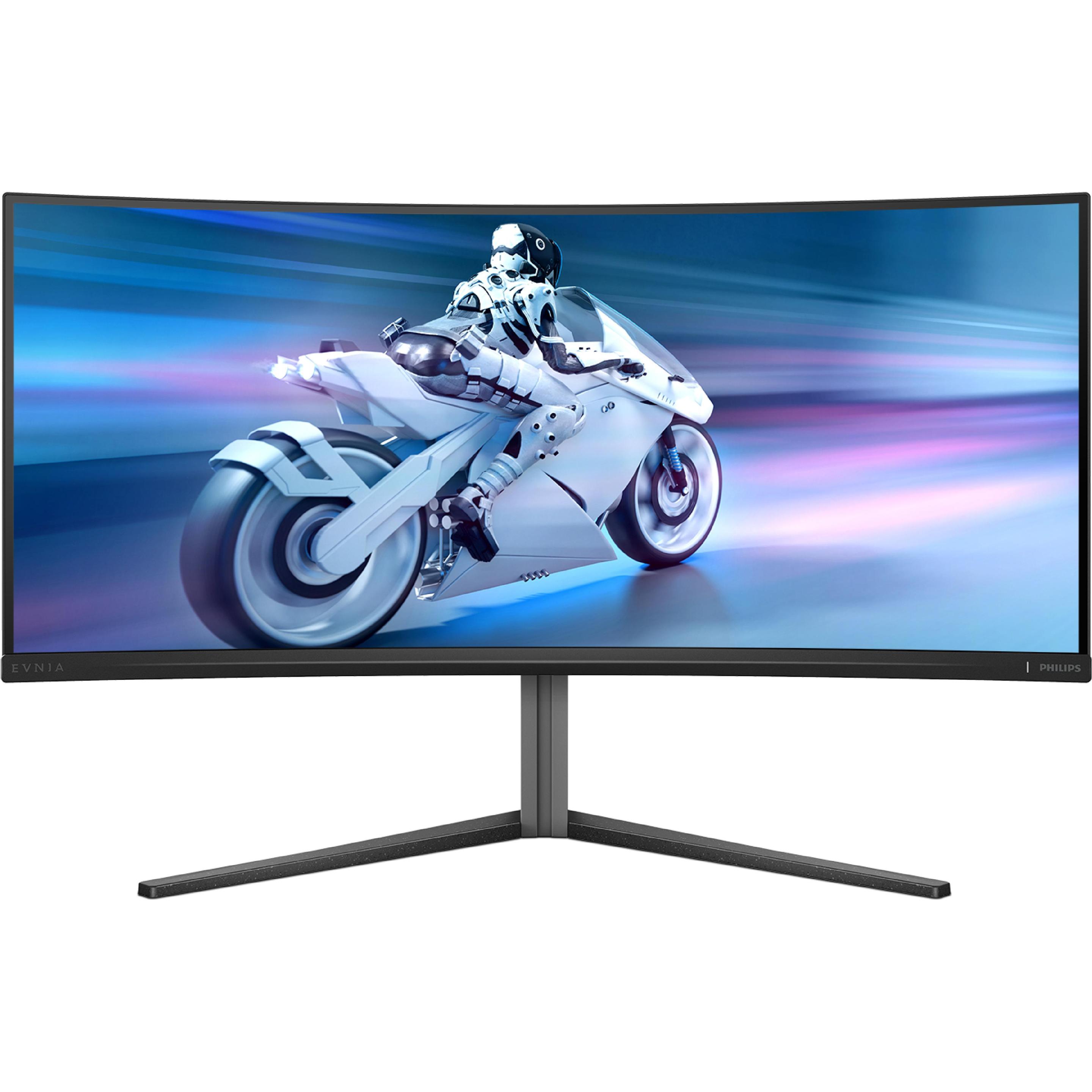 Philips 34M2C6500/00  34"-Curved-Gaming Monitor mit QD-OLED-Panel (3440 x 1440 Pixel, 34"), Monitor,