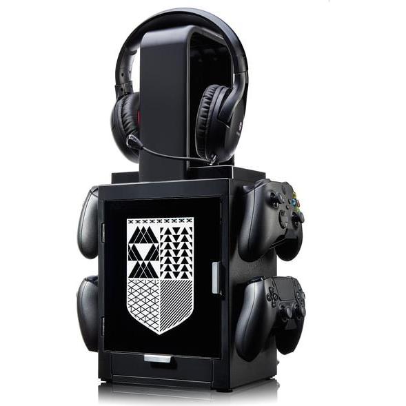 Numskull - Meuble de rangement lumineux inspiré du logo de Destiny pour gamer (PS5), Gaming Controller Zubehör, Schwarz,...