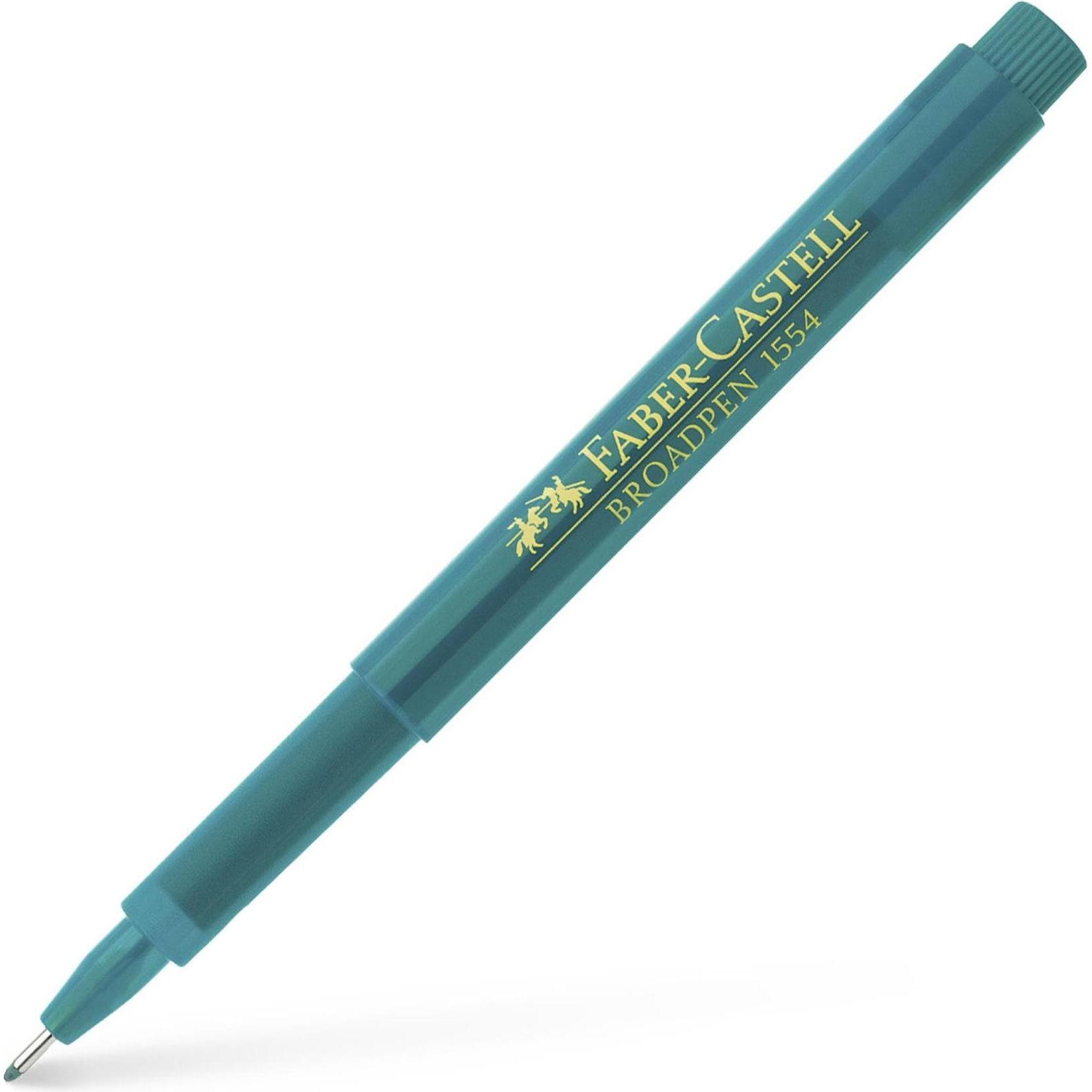 Thumbnail - 10x Faber-Castell, Schreibstifte, Broadpen 1554 (Türkis, 1 x)