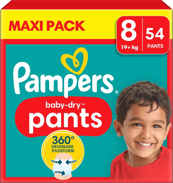 Image du produit Pampers Pantalon Baby-Dry (Taille 8, 54 pièce(s))