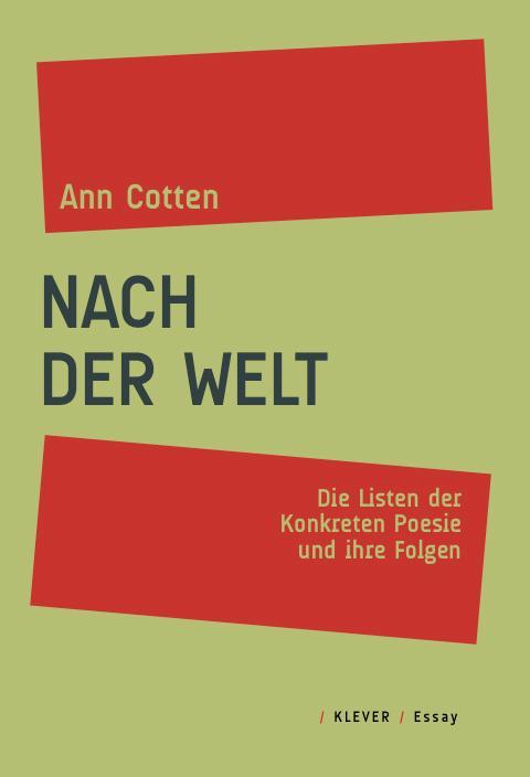 Produktbild Nach der Welt (Deutsch, Ann Cotten, 2008)