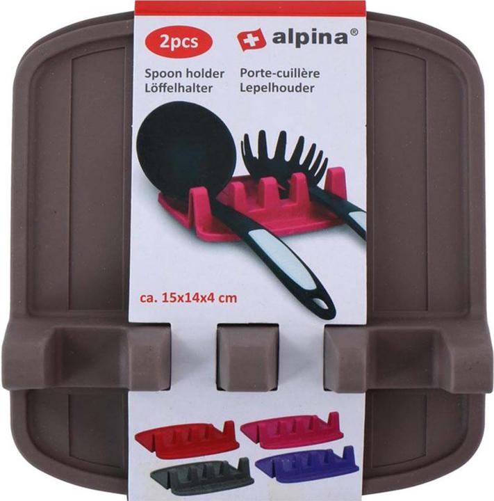 Produktbild alpina - Löffel-/Küchenutensilienhalter 2 Stück (schwarz)
