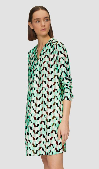 Image du produit s.Oliver Kleid Gemustertes Kleid mit Faltendetails (48)