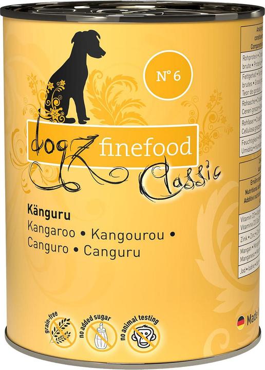 Dogz finefood No.06 Känguru (Adult, 1 Stk., 400 g)