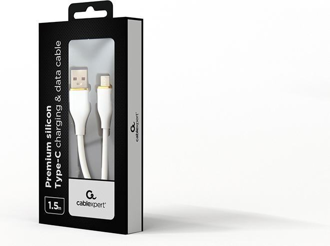 Produktbild Gembird CABLE USB-C TO USB2 1.5M WHITE/CC-USB2S-AMCM-1.5M-W (1.50 m, USB 2.0)